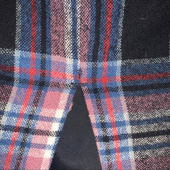 Tibi Black and Pink Plaid Pencil Skirt - Picture 7 of 8